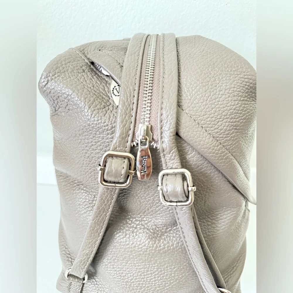 VALENTINA MULTIFUNCTIONAL TAUPE BACKPACK SLING BAG